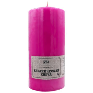 Classic pink candle