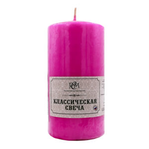 Classic pink candle