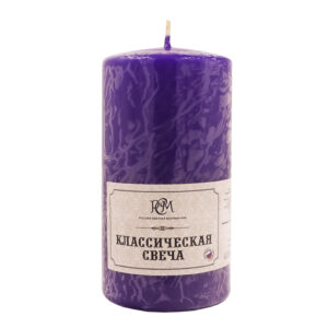 Classic candle (column) purple
